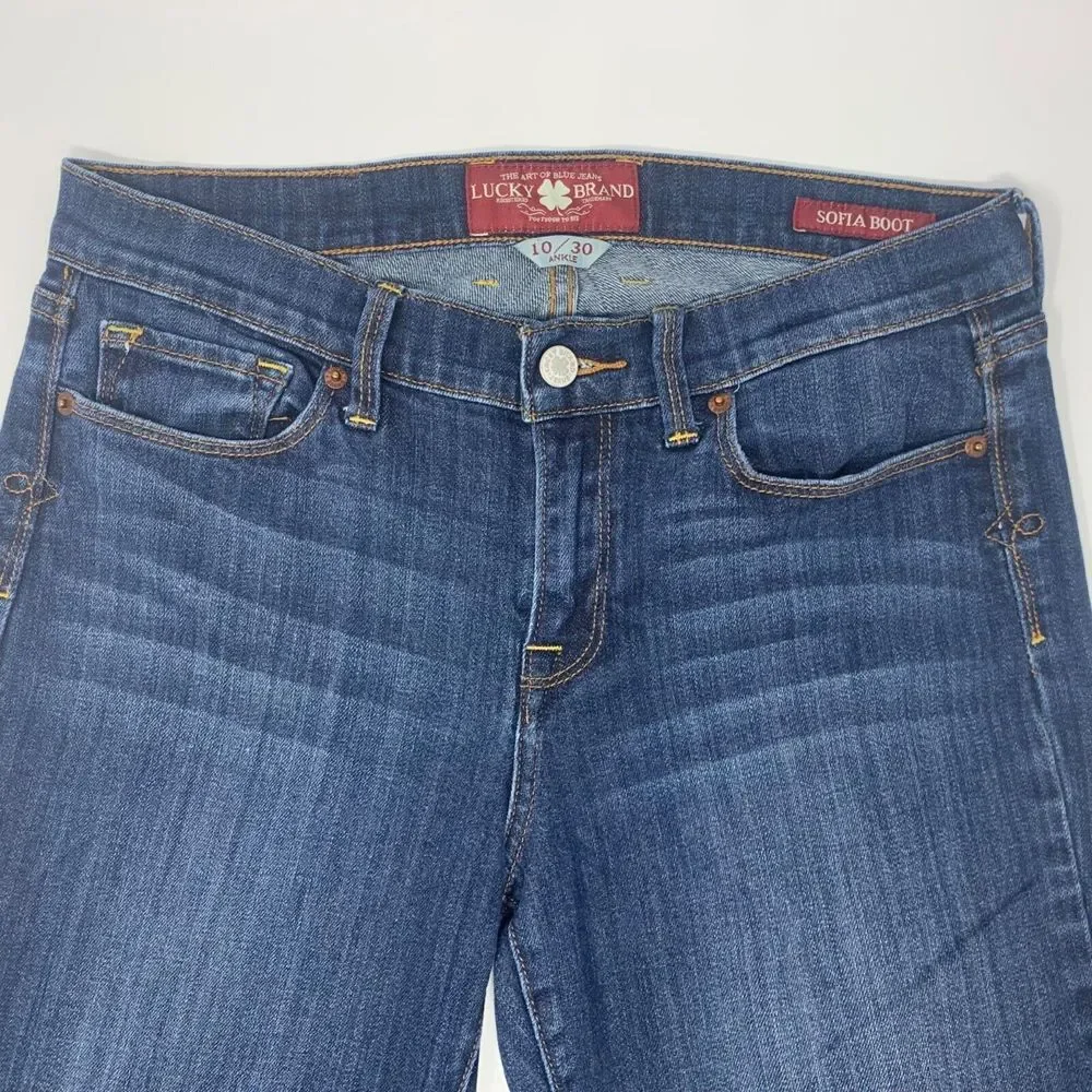 Lucky Brand Woman's Sofia Boot‎ 10/30 Ankle Jeans